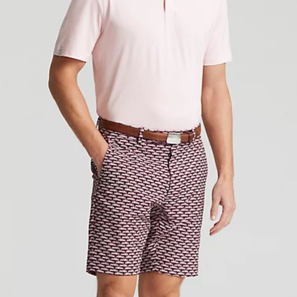 RLX Ralph Lauren Men's 9-Inch Tailored Fit Stretch Short Vintage Automobile 40